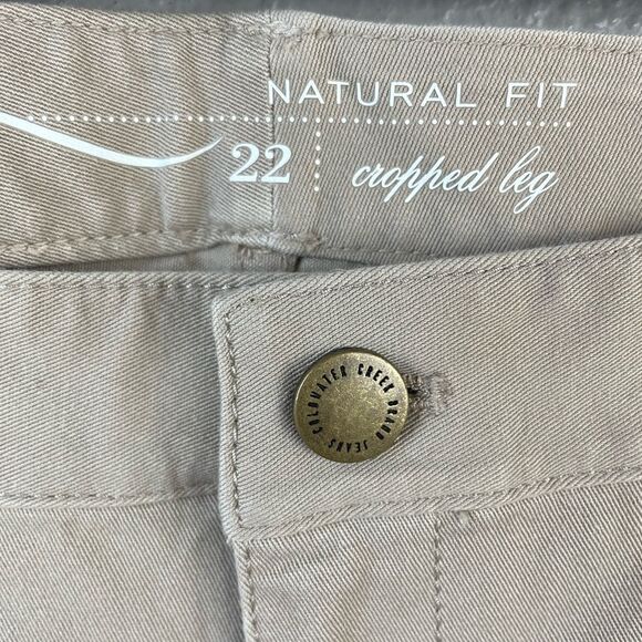 NWT Coldwater Creek Natural Fit Cropped Pants Size 22W - Picture 5 of 6